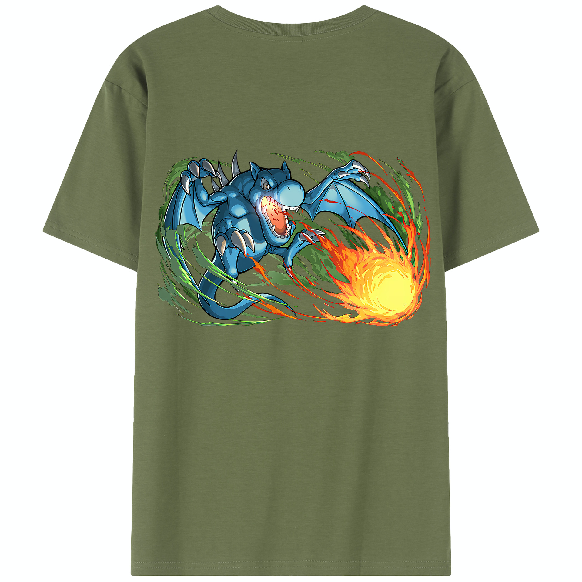 （画像用） 遊☆戯☆王 Yu-Gi-Oh! 綿100％半袖Tシャツ（背面プリント）